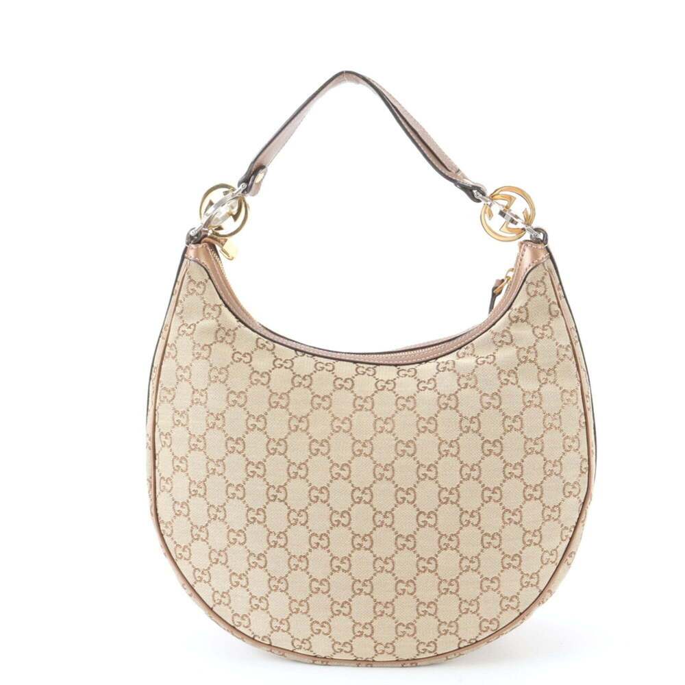 GUCCI Cream Leather Shoulder Bag - Picture 3 of 9